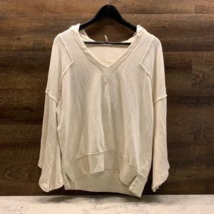 Freepeople sweater with hoodie